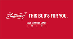 Desktop Screenshot of budweiser.com.ar