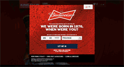 Desktop Screenshot of kingclub.budweiser.ca